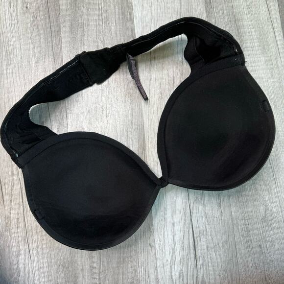 Victoria's Secret Black Strapless Underwire Push Up Bra Size 34C - Picture 4 of 8